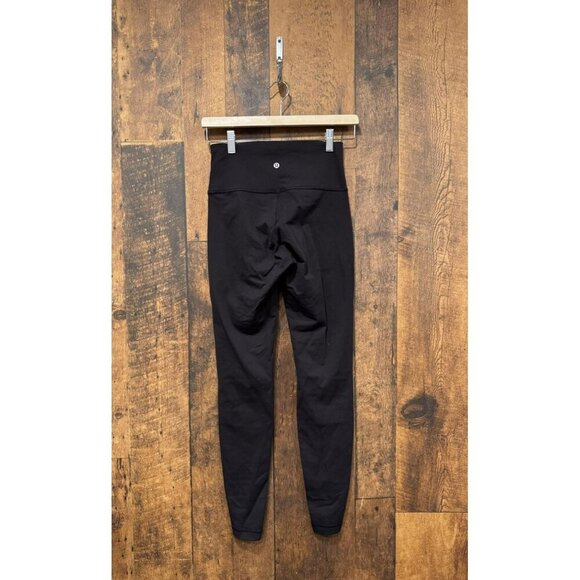 Lululemon Wunder Under Pant (Hi-Rise) *Tech Mesh 28" Black Size 6 EUC - Picture 3 of 6